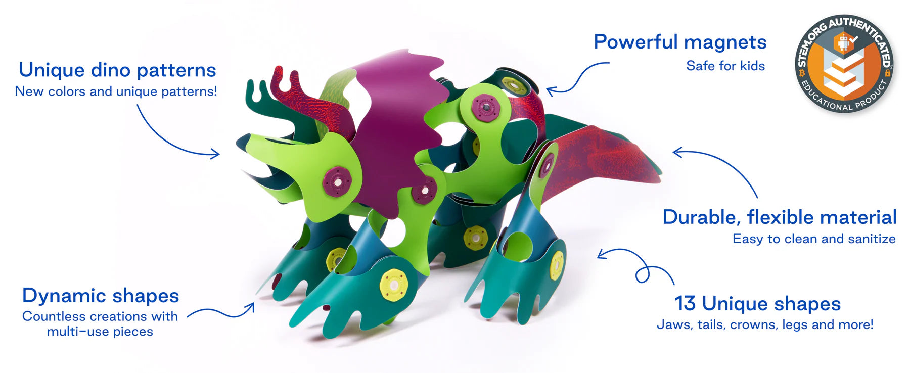 Clixo Dino Adventure Pack Spotty Dot Toys