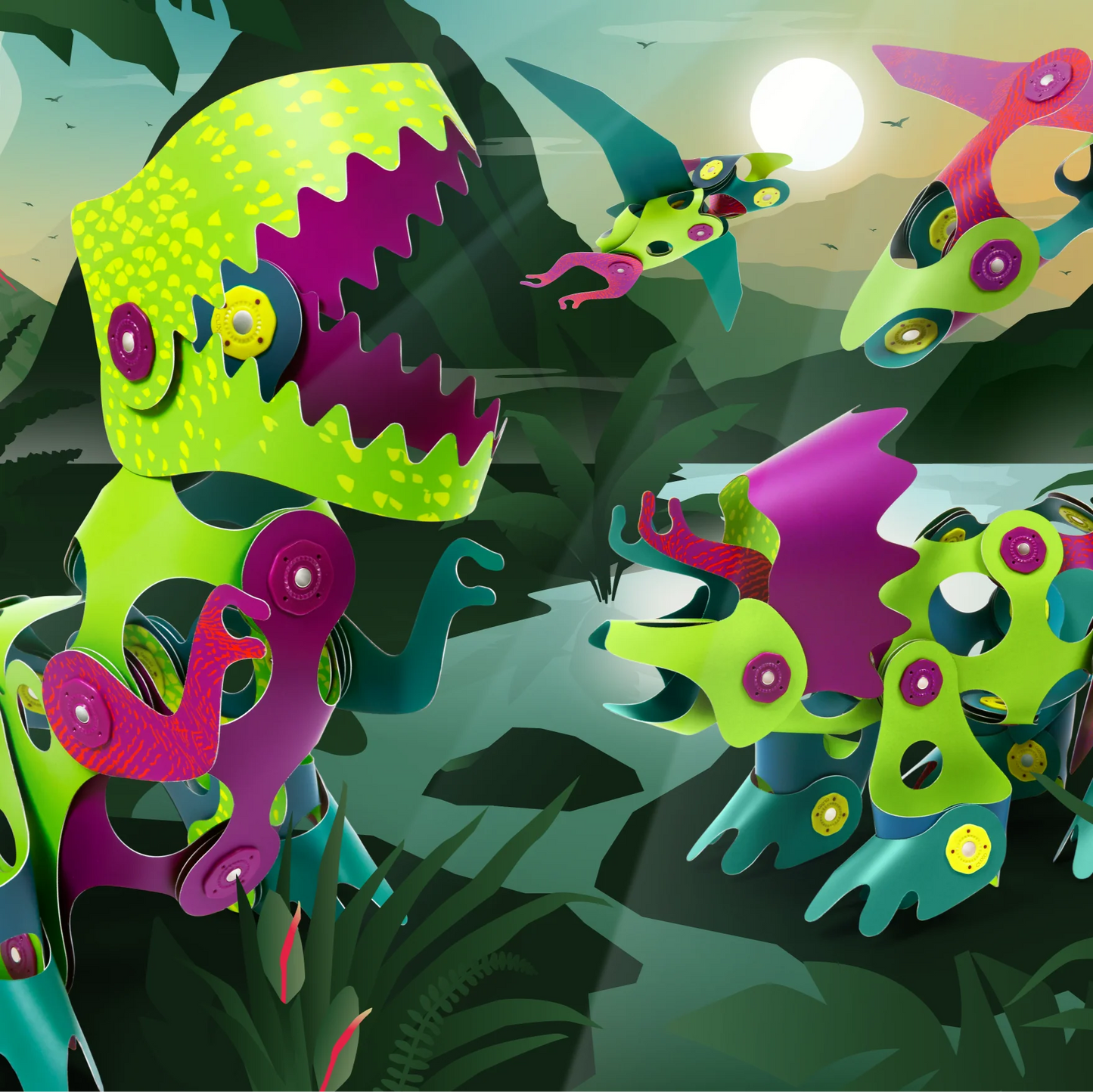 Clixo Dino Adventure Pack Spotty Dot Toys