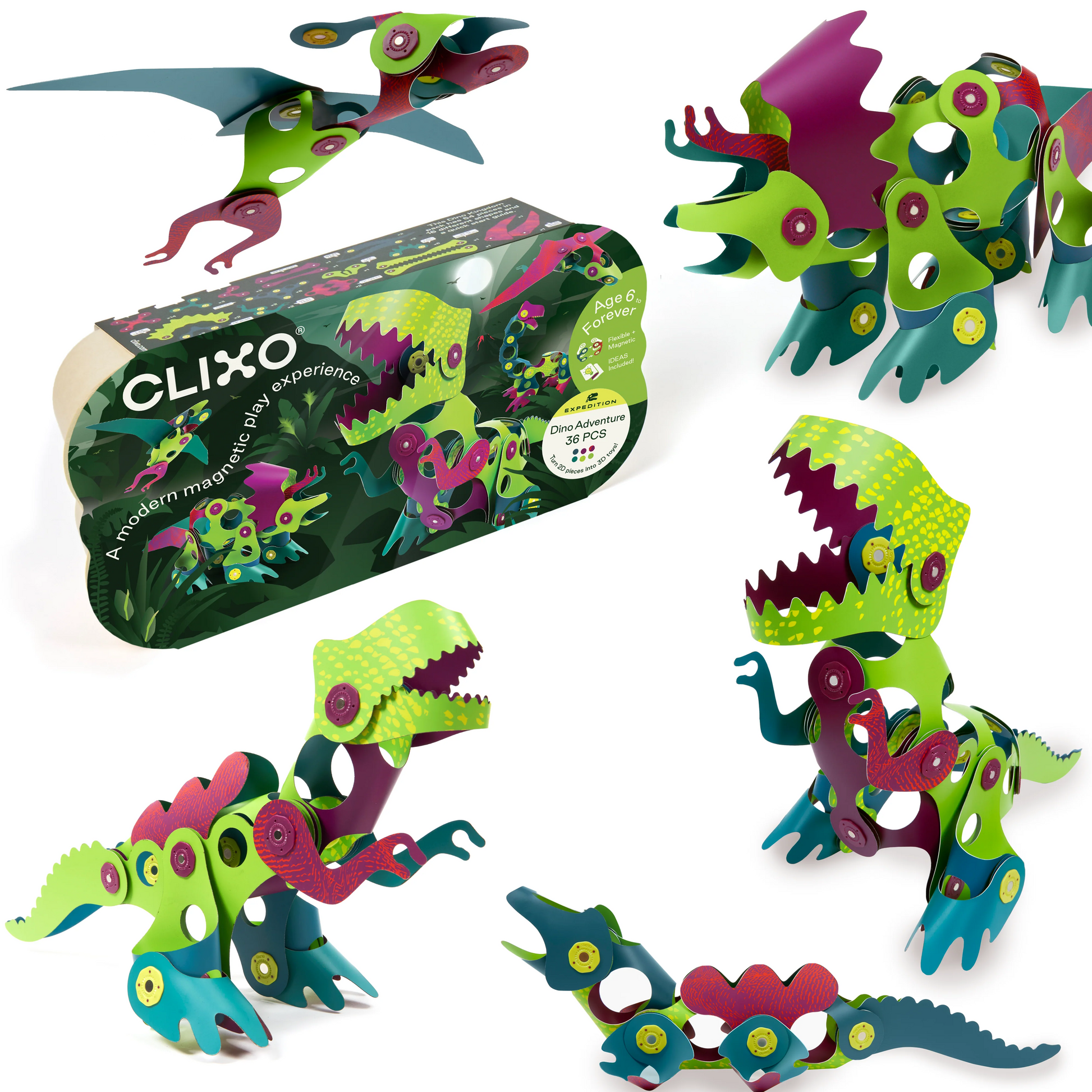 Clixo Dino Adventure Pack Spotty Dot Toys