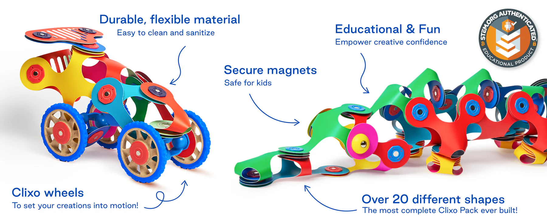 Clixo Family Pack Spotty Dot Toys