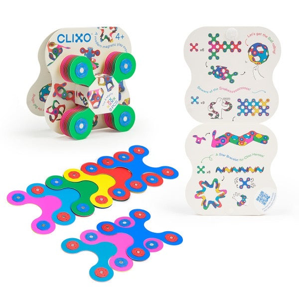 CLIXO - 9 piece magnetic Tiny & Mighty Set - Spotty Dot AU