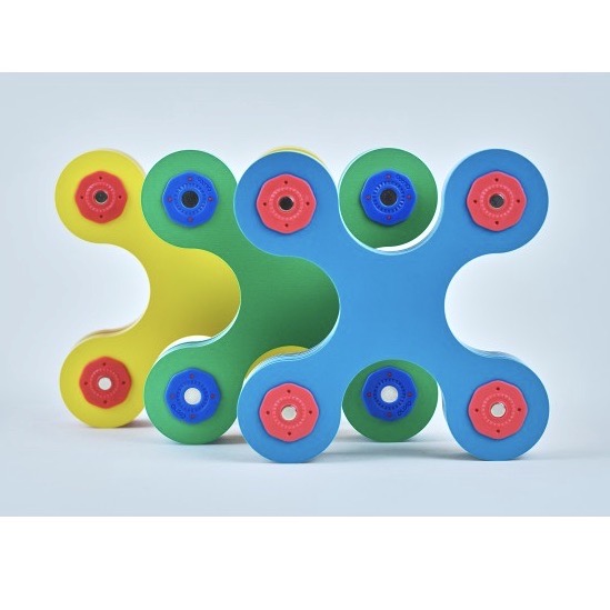 CLIXO - 9 piece magnetic Tiny & Mighty Set - Spotty Dot AU