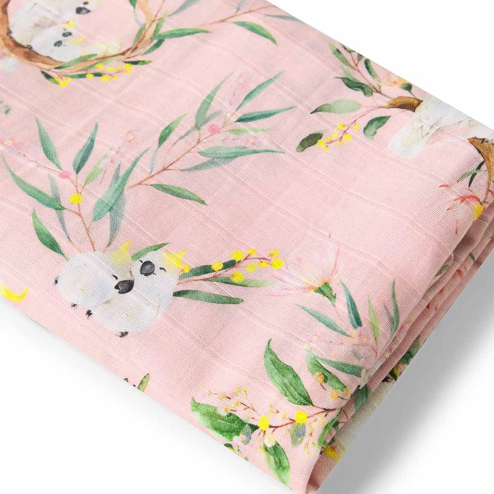 Cockatoo Organic Cotton Muslin Wrap Spotty Dot