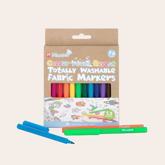 Colour Wash Repeat Totally Washable Fabric Markers Spotty Dot Toys