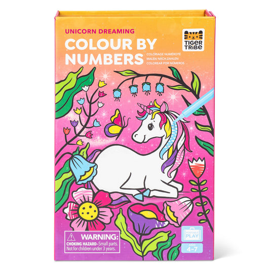Colour by Numbers Unicorn Dreaming Spotty Dot Toys