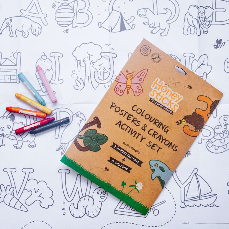Honeysticks Jumbo Posters & Activity Pack - Spotty Dot Toys AU