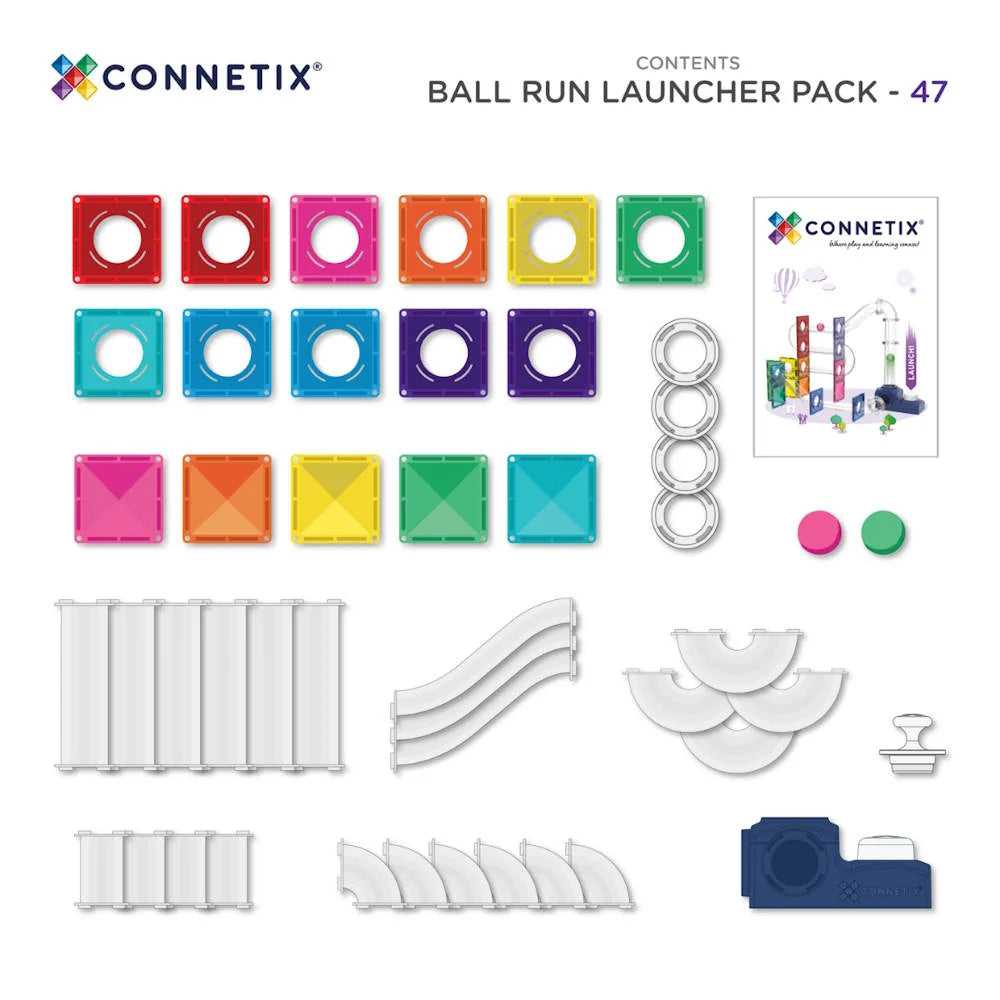 Connetix Ball Launcher Pack Spotty Dot Toys