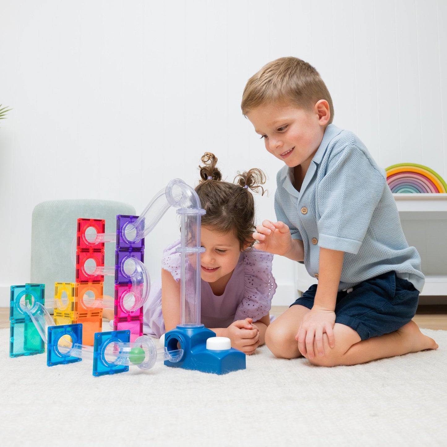 Connetix Ball Launcher Pack Spotty Dot Toys