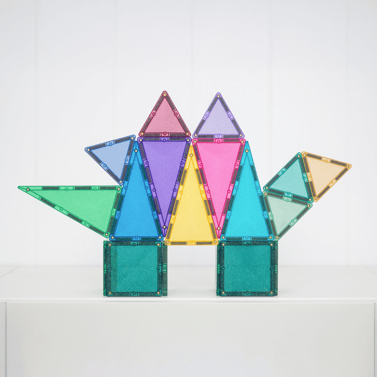 Connetix Magnetic Tiles Glitter Castle Pack Spotty Dot Toys