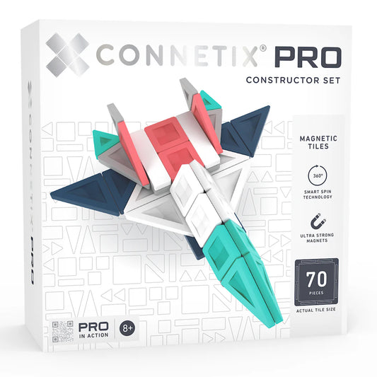 Connetix Pro Constructor Set Magnetic Tiles Spotty Dot Toys