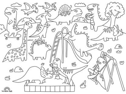 Dino-Motions ScribbleMat Spotty Dot Toys