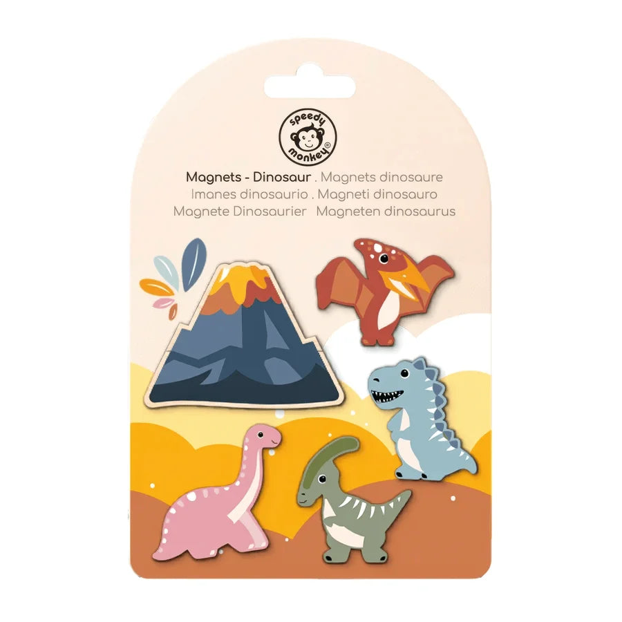 Dinosaur Magnets Speedy Monkey Spotty Dot Toys