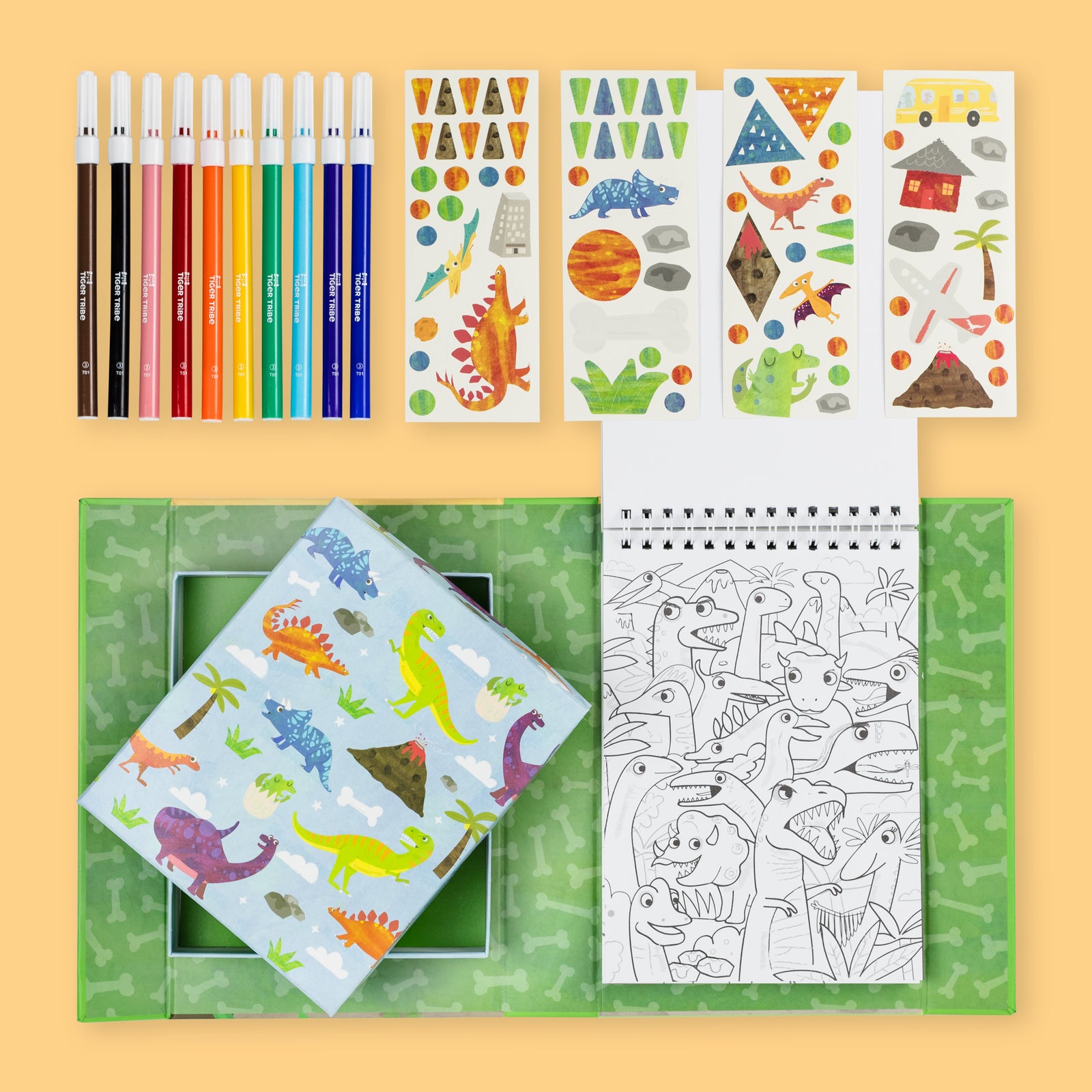 Dinosaurs Colouring Set Spotty Dot Toys