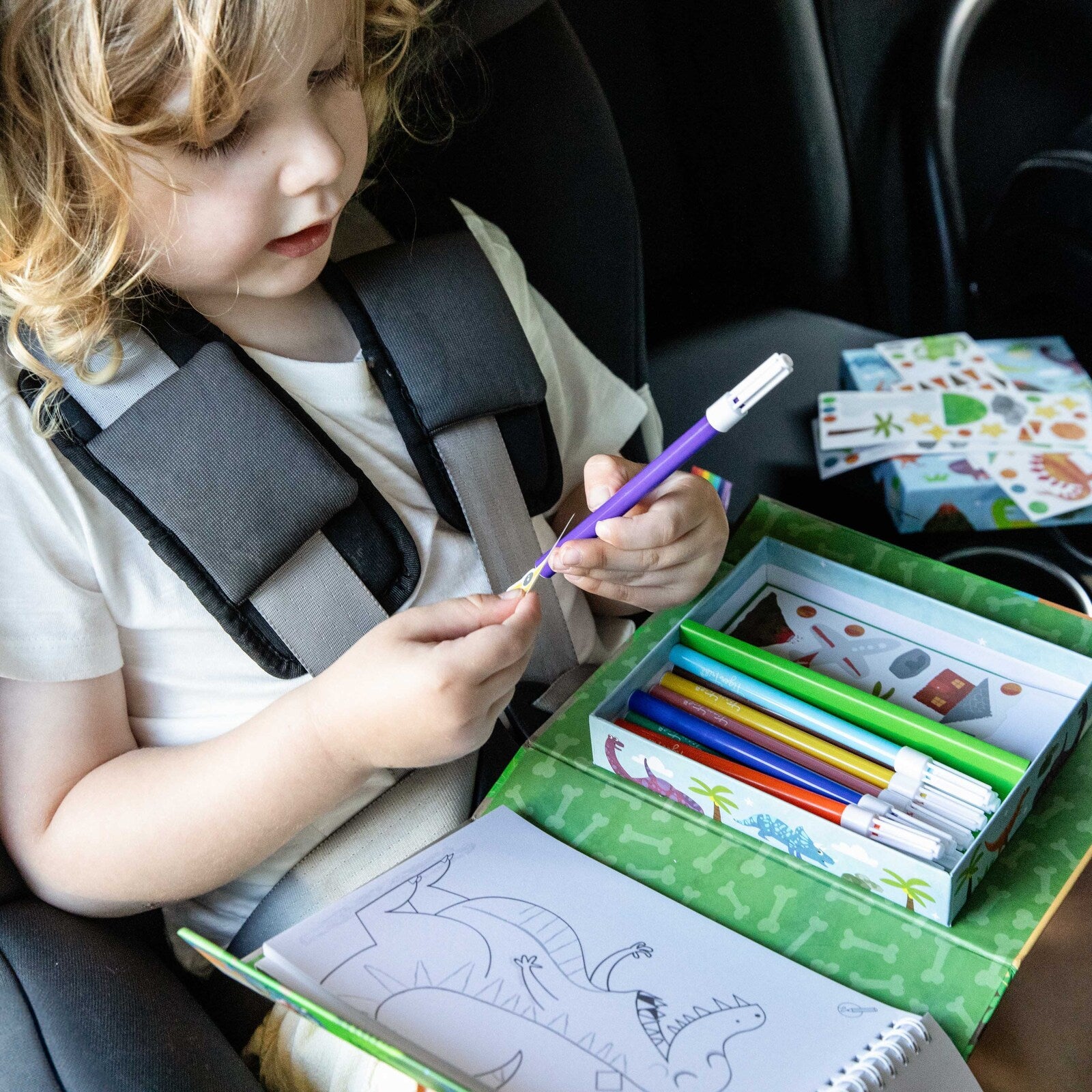 Dinosaurs Colouring Set Spotty Dot Toys