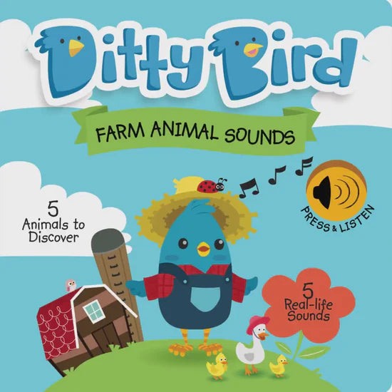 Ditty Bird Farm Animal Sounds Spotty Dot Toys
