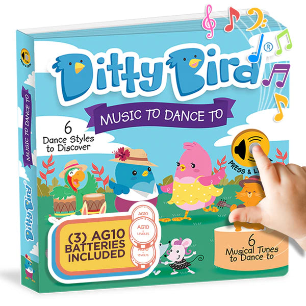 Ditty Bird Rechargeable Music to Dance To Spotty Dot Child