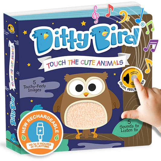 Ditty Bird Touch the Cute Animals Spotty Dot Toys