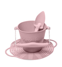 Load image into Gallery viewer, SCRUNCH Beach Bag &amp; Bucket + Spade - Dusty Rose - Spotty Dot Toys AU

