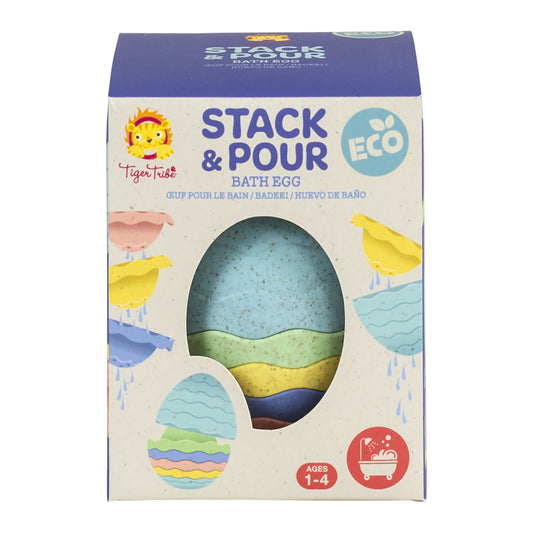 Eco Stack & Pour Bath Egg - Spotty Dot Toys