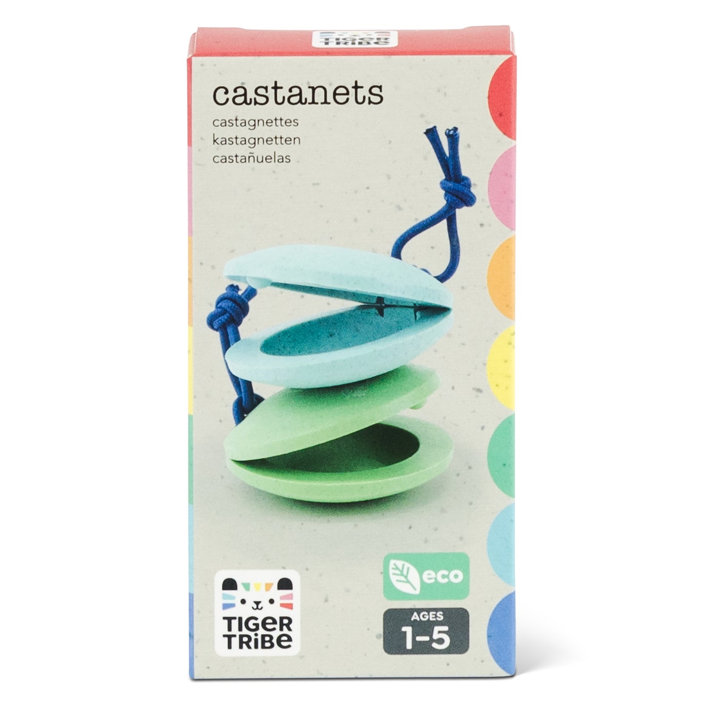 Eco Castanets Spotty Dot Toys