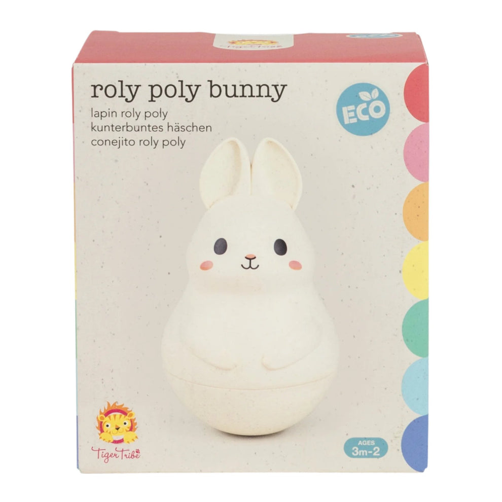 Eco Roly Poly Bunny by Tiger Tribe Toys – Spotty Dot