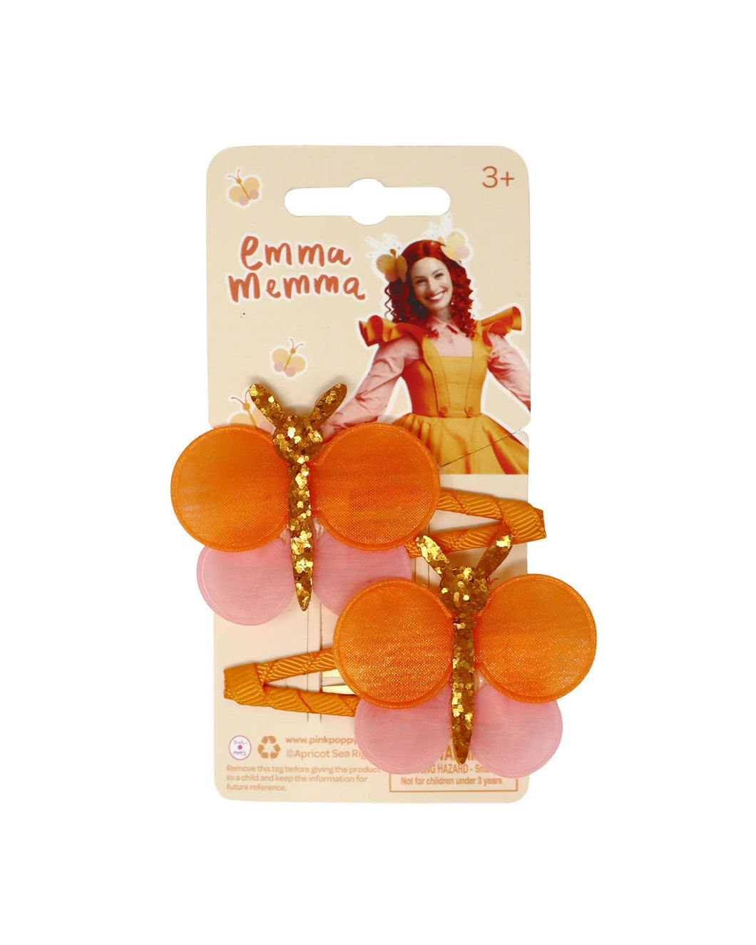 Emma Memma Butterfly Hair Clips - Spotty Dot Toys