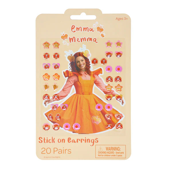 Emma Memma Stick on Earrings - Spotty Dot Toys