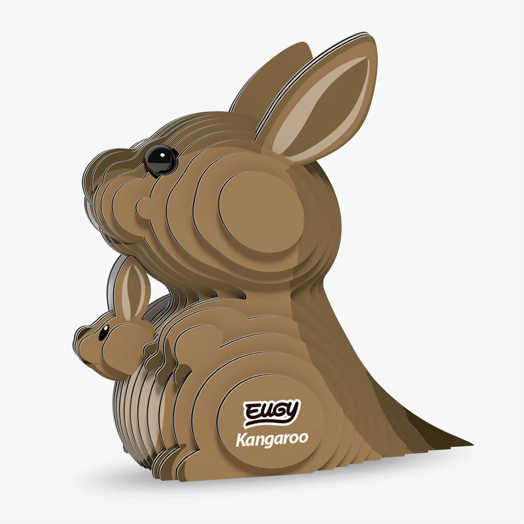 Eugy Kangaroo 3D Puzzle Spotty Dot Toys