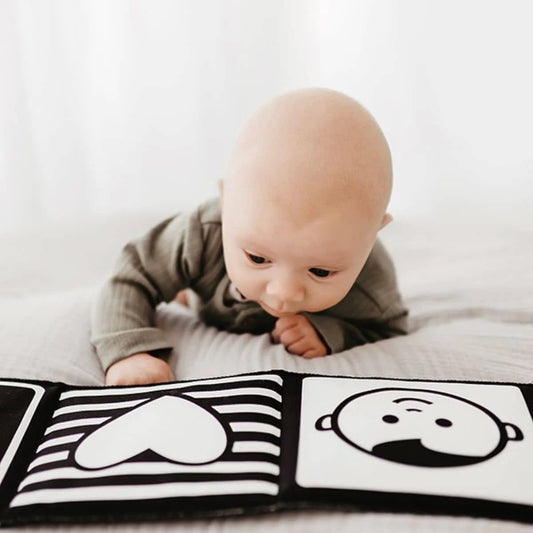 Faces for Baby Cloth Book Spotty Dot