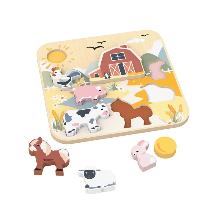 Farm Chunky Puzzle Spotty Dot Toys