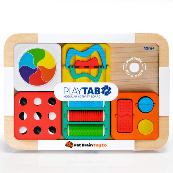 Fat Brain Toys Playtab Modular Activity Board Spotty Dot Toys