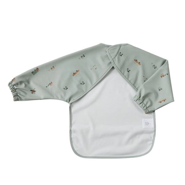 Feeding Art Smock - Emergency Vehicles - Spotty Dot