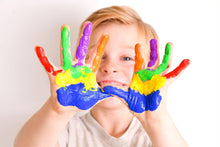 Load image into Gallery viewer, Rainbow Finger Paint - Spotty Dot Art
