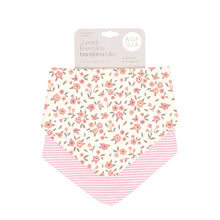 Load image into Gallery viewer, Floral Bouquet Bandana Bib Spotty Dot 
