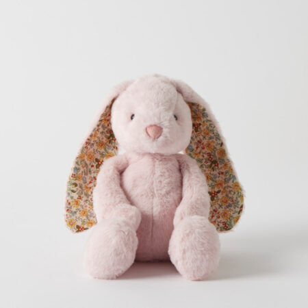 Floral Bunny Medium Pink Spotty Dot Toys