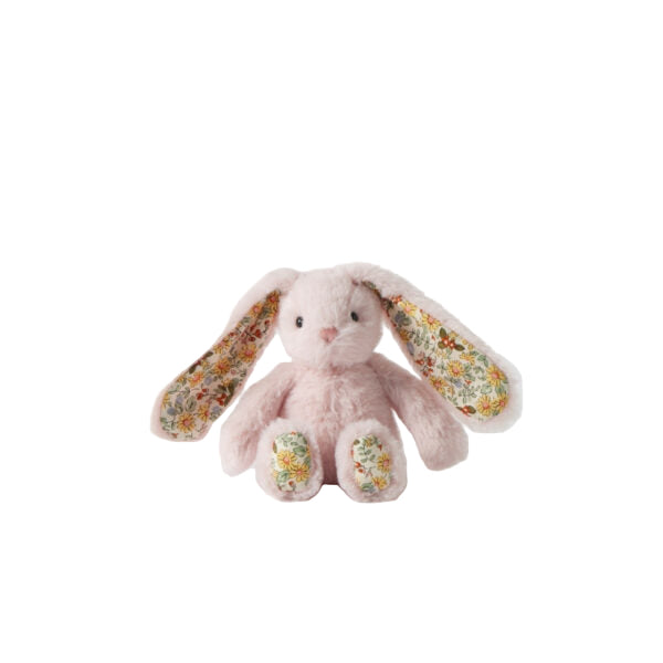 Floral Pink Baby Rattle Spotty Dot Toys
