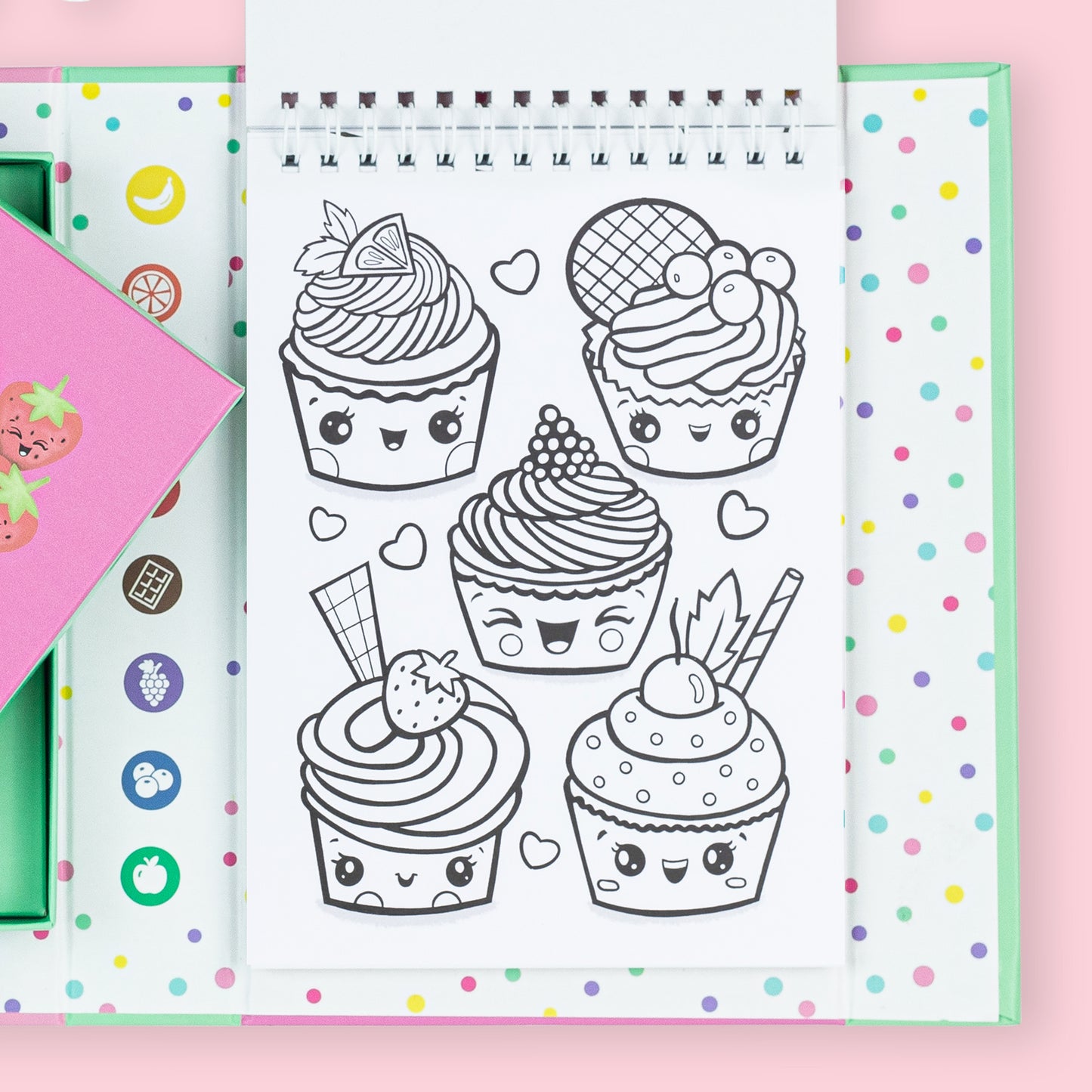 Fruity Cutie Colouring Set Spotty Dot Toys