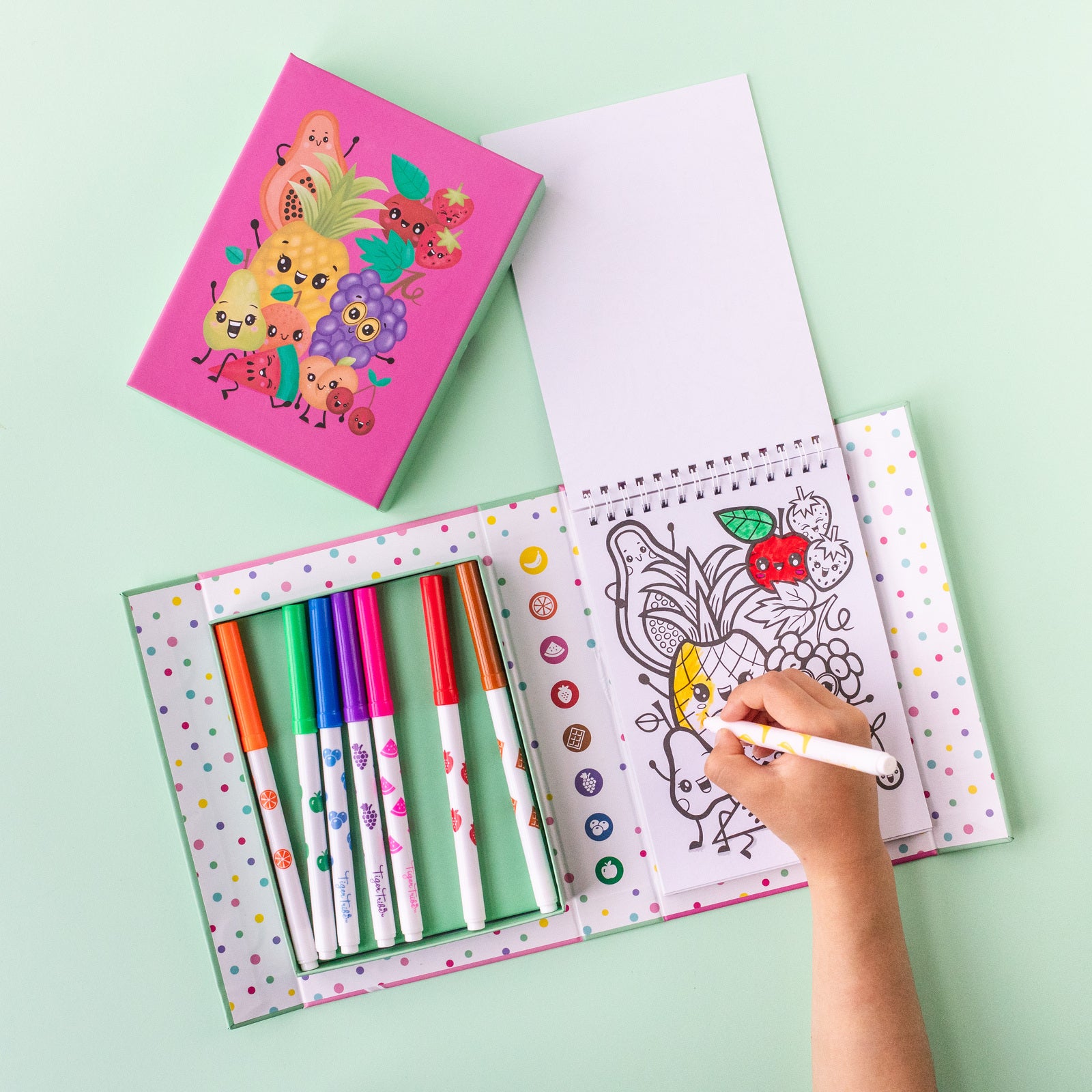 Fruity Cutie Colouring Set Spotty Dot Toys