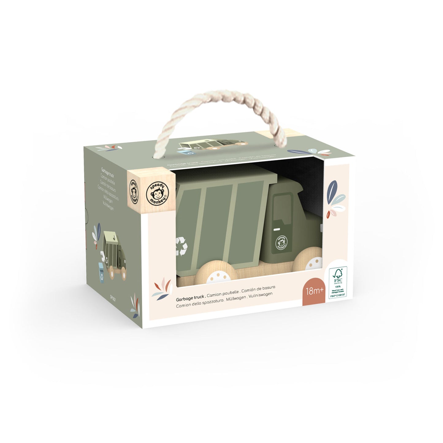 Garbage Truck Recycling Spotty Dot Toys