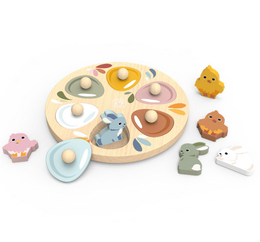 Garden Surprise Puzzle Chicks & Bunnies Spotty Dot Toys