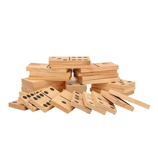 Giant Dominoes Wooden Spotty Dot Toys