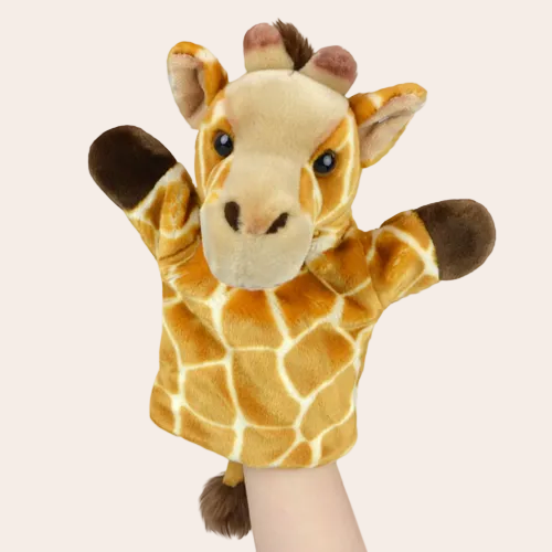 Giraffe Hand Puppet Spotty Dot Toys