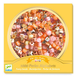Gold Alphabet Bead Kit Spotty Dot 
