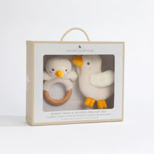 Load image into Gallery viewer, Goosey Goosey Baby Teether &amp; Dummy Chain Gift Set Spotty Dot Toys
