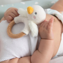 Load image into Gallery viewer, Goosey Goosey Baby Teether &amp; Dummy Chain Gift Set Spotty Dot Toys
