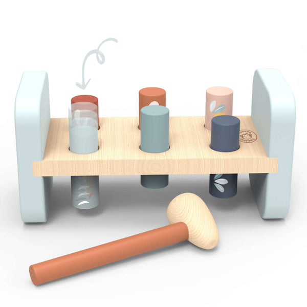 Wooden Hammer Bench - Spotty Dot Toys