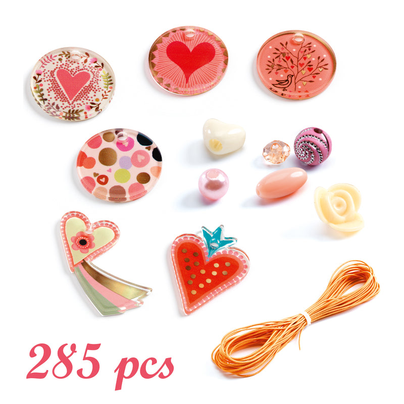 Heart Fancy Beads - Spotty Dot Toys