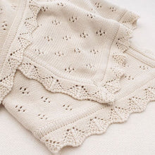 Load image into Gallery viewer, Heirloom Baby Blanket - Spotty Dot
