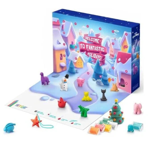 Hey Clay Christmas Advent Calendar - Spotty Dot Toys