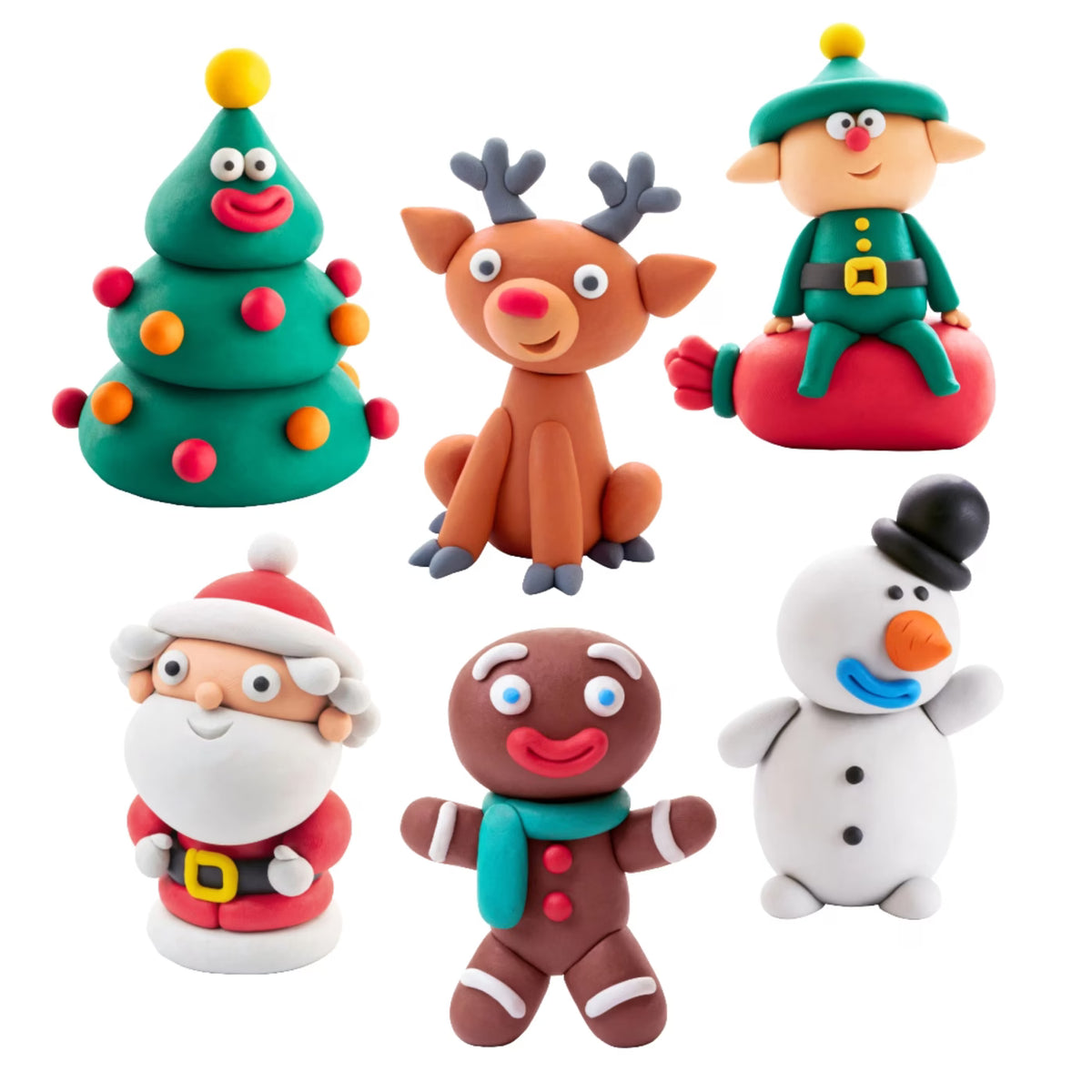 Hey Clay Christmas Spotty Dot Toys